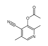 3-Acetoxy-4-cyano-2,5-dimethylpyridine structure