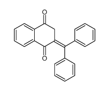 2-benzhydrylidenenaphthalene-1,4-dione Structure