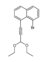 1-bromo-8-(3,3-diethoxyprop-1-yn-1-yl)naphthalene Structure