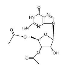 3',5'-di-O-acetyl-2'-deoxyguanosine结构式