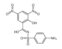 N-(4-aminophenyl)sulfonyl-2-hydroxy-3,5-dinitrobenzamide Structure