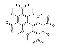 1,3,5-trimethoxy-2,4-dinitro-6-(2,4,6-trimethoxy-3,5-dinitrophenyl)benzene Structure