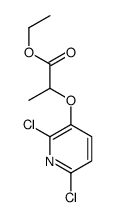 ethyl 2-(2,6-dichloropyridin-3-yl)oxypropanoate Structure