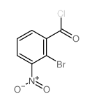 2-bromo-3-nitro-benzoyl chloride Structure