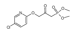 dimethyl 3-(5-chloropyrid-2-yloxy)-2-oxopropylphosphonate结构式