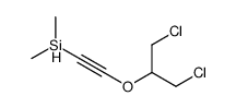 2-(1,3-dichloropropan-2-yloxy)ethynyl-dimethylsilane Structure