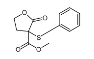 methyl 2-oxo-3-phenylsulfanyloxolane-3-carboxylate结构式