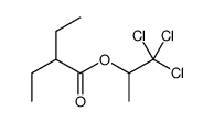 1,1,1-trichloropropan-2-yl 2-ethylbutanoate Structure