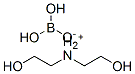 bis(2-hydroxyethyl)ammonium dihydrogen orthoborate structure