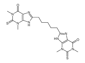 8,8'-(1,5-Pentanediyl)bis(3,7-dihydro-1,3-dimethyl-2-thioxo-6H-purin-6-one) picture