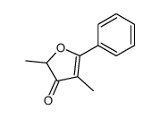 2,4-dimethyl-5-phenylfuran-3-one结构式
