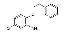 5-chloro-2-(2-phenylethoxy)aniline结构式