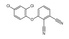 3-(2,4-dichlorophenoxy)benzene-1,2-dicarbonitrile结构式