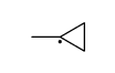 1-methylcyclopropyl radical Structure