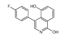 4-(4-fluorophenyl)-5-hydroxy-2H-isoquinolin-1-one结构式