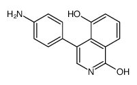 4-(4-aminophenyl)-5-hydroxy-2H-isoquinolin-1-one结构式