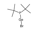 Brom-(di-t-butylphosphino)germylen结构式