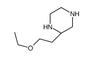 Piperazine, 2-(2-ethoxyethyl)-, (2S)- (9CI)结构式