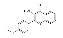 3-amino-2-(4-methoxyphenyl)chromen-4-one结构式