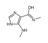 N-methyl-4-(methylamino)-1H-imidazole-5-carboxamide结构式