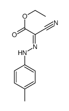 ethyl (2E)-2-cyano-2-[(4-methylphenyl)hydrazinylidene]acetate Structure