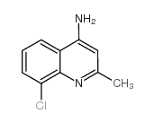 4-AMINO-8-CHLORO-2-METHYLQUINOLINE structure