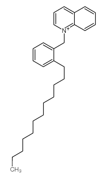 1-[(dodecylphenyl)methyl]quinolinium结构式