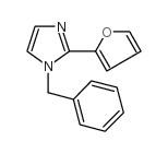 1-BENZYL-2-FURAN-2-YL-1H-IMIDAZOLE Structure