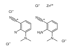 amino(dimethylamino)benzenediazonium tetrachlorozincate (2:1) structure