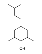 2,6-Dimethyl-4-(3-methylbutyl)cyclohexanol structure