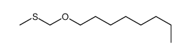 1-(methylsulfanylmethoxy)octane Structure