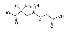 β-aspartamidinoacetic acid Structure