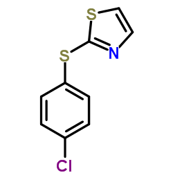 2-[(4-Chlorophenyl)sulfanyl]-1,3-thiazole结构式