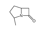 (2S,5R)-2-methyl-1-azabicyclo[3.2.0]heptan-7-one结构式