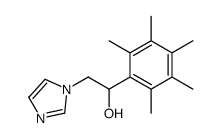 1-Imidazoleethanol, alpha-(pentamethylphenyl)- structure