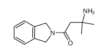 3-AMINO-1-(ISOINDOLIN-2-YL)-3-METHYLBUTAN-1-ONE结构式