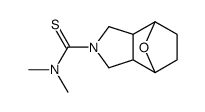 Hexahydro-2-(dimethylthiocarbamoyl)-4,7-epoxyisoindoline structure