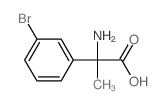 2-氨基-2-(3-溴苯基)丙酸结构式
