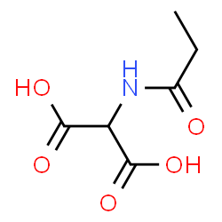 Propanedioic acid,[(1-oxopropyl)amino]- (9CI) structure