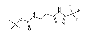 α-N-(tert-Butoxycarbonyl)-2-(trifluoromethyl)histamine Structure