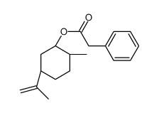 [(1R,2R,5S)-2-methyl-5-prop-1-en-2-ylcyclohexyl] 2-phenylacetate Structure