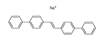 (E)-1,2-di([1,1'-biphenyl]-4-yl)ethene, sodium salt结构式