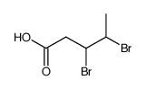 3,4-dibromo-valeric acid结构式