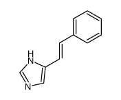 1H-Imidazole,4-(2-phenylethenyl)- (9CI)结构式