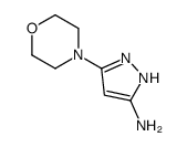 5-MORPHOLINO-1H-PYRAZOL-3-AMINE Structure