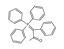 (α-Acetyl-benzyliden)-triphenylphosphoran Structure