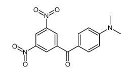 [4-(dimethylamino)phenyl]-(3,5-dinitrophenyl)methanone结构式