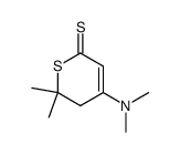 4-(dimethylamino)-6,6-dimethyl-5,6-dihydro-2H-thiopyran-2-thione结构式