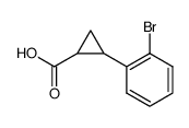 2-(2-bromophenyl)cyclopropanecarboxylic acid structure