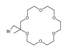 2-(bromomethyl)-2-methyl-1,4,7,10,13,16-hexaoxacyclooctadecane Structure
